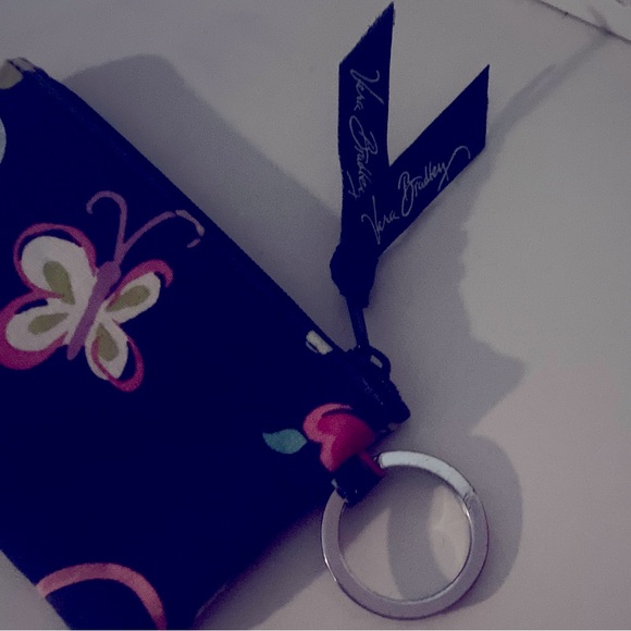 Vera Bradley Pink and Blue Wallet with Quilted Design🦋 - Picture 5 of 5
